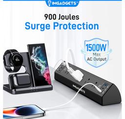 IMGadgets Desk Clamp Power Strip - Black