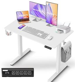 IMGadgets Standing Electric Adjustable Desk 40" x 24" - White