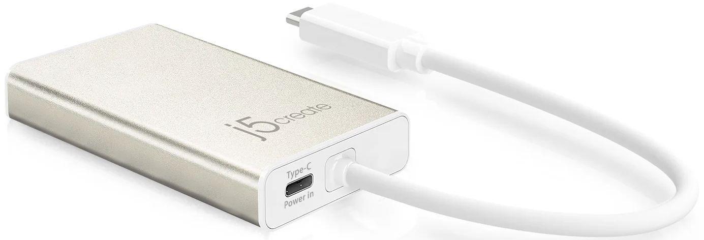 J5 JCA374 USB Type-C Multi-Adapter - Champagne Metallic