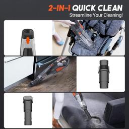 Jeshow SL81B Handheld Vacuum Cordless Car Vacuum