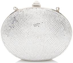 Judith Leiber Crystal Round Minaudiere