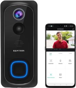 Kamtron 32GB Smart Home Video Doorbell