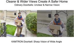 Kamtron 32GB Smart Home Video Doorbell