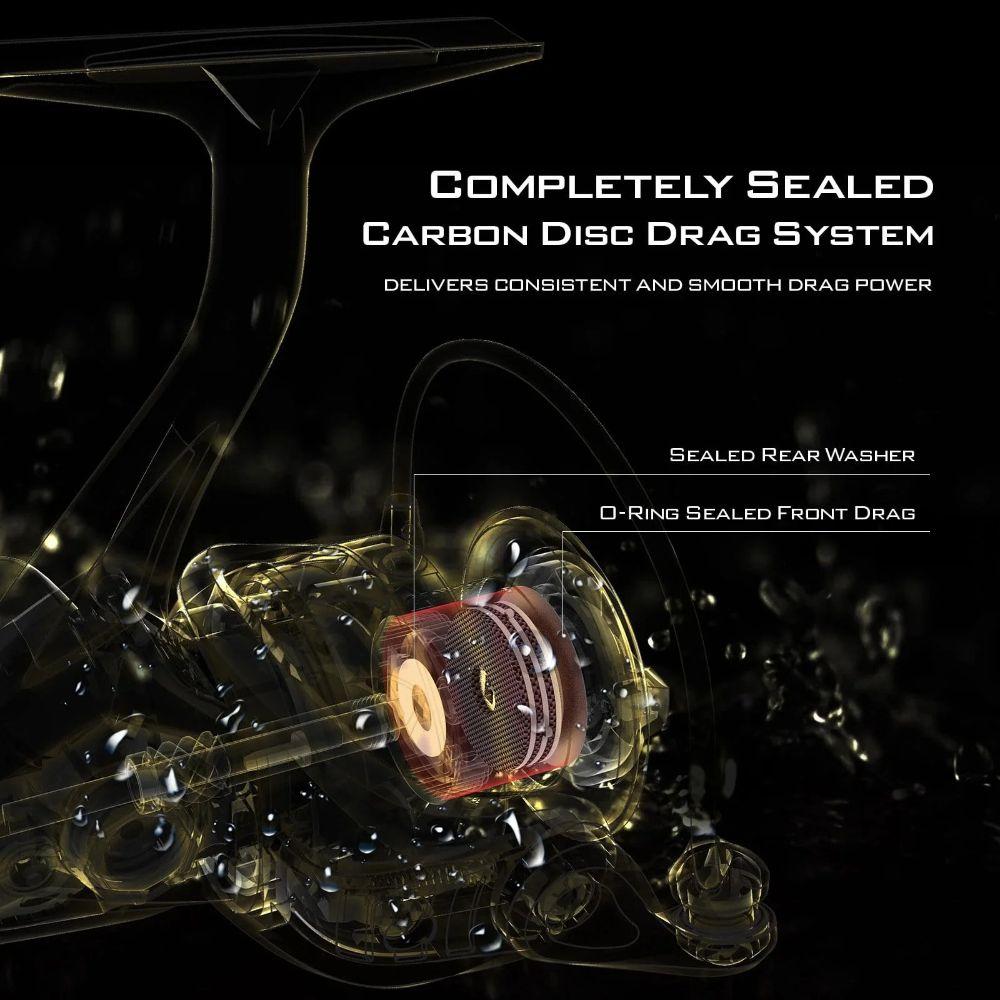 KastKing 1000 Valiant Eagle Spinning Reel Gold