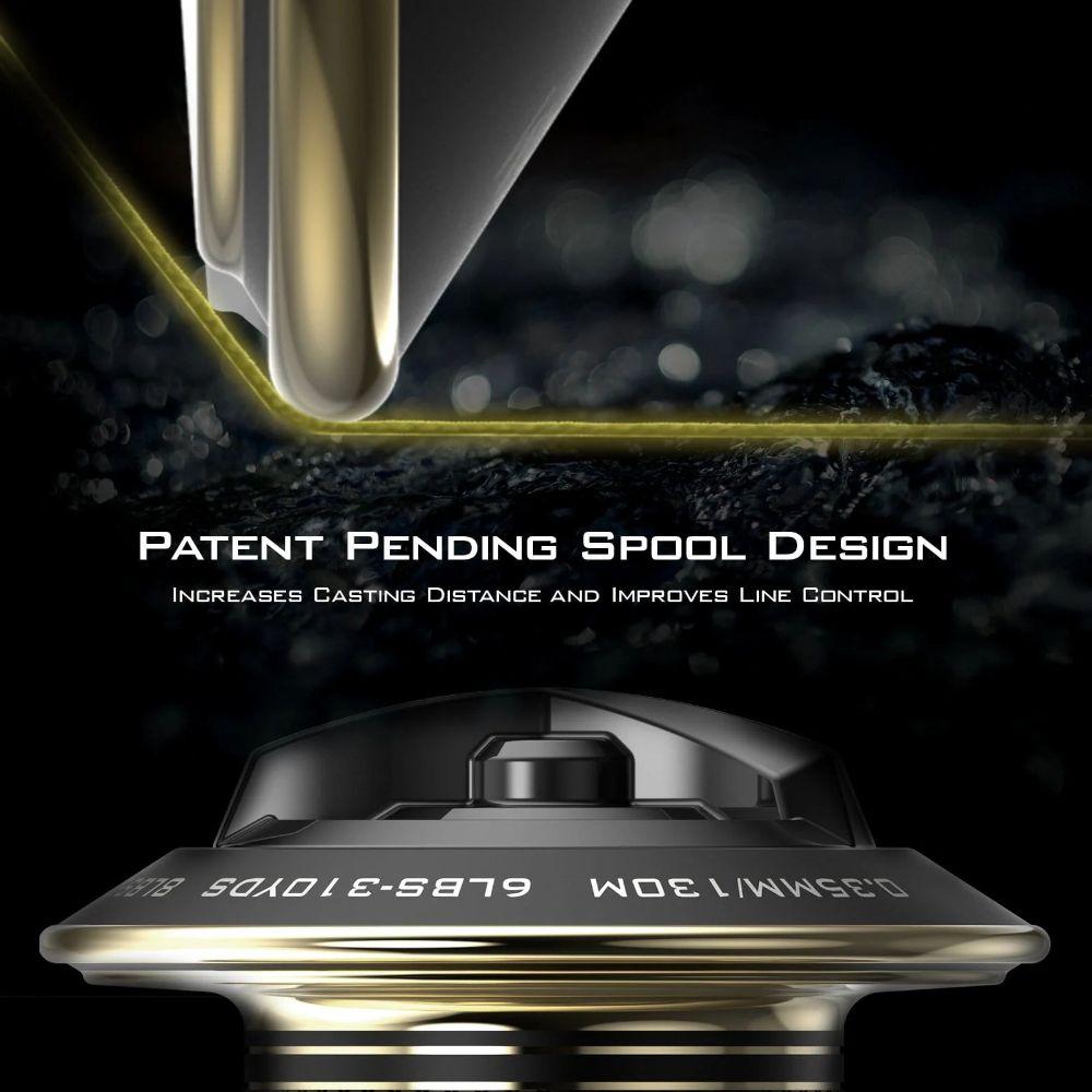 KastKing 1000 Valiant Eagle Spinning Reel Gold