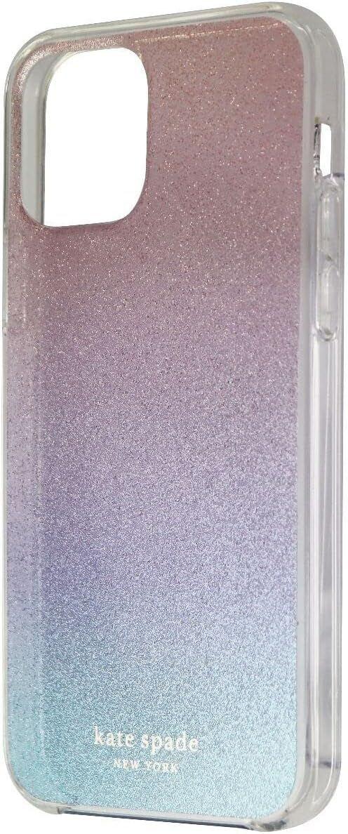 Kate Spade Protective Hardshell Phone Case for iPhone 12 Pro / 12 - Ombre Glitter Pink