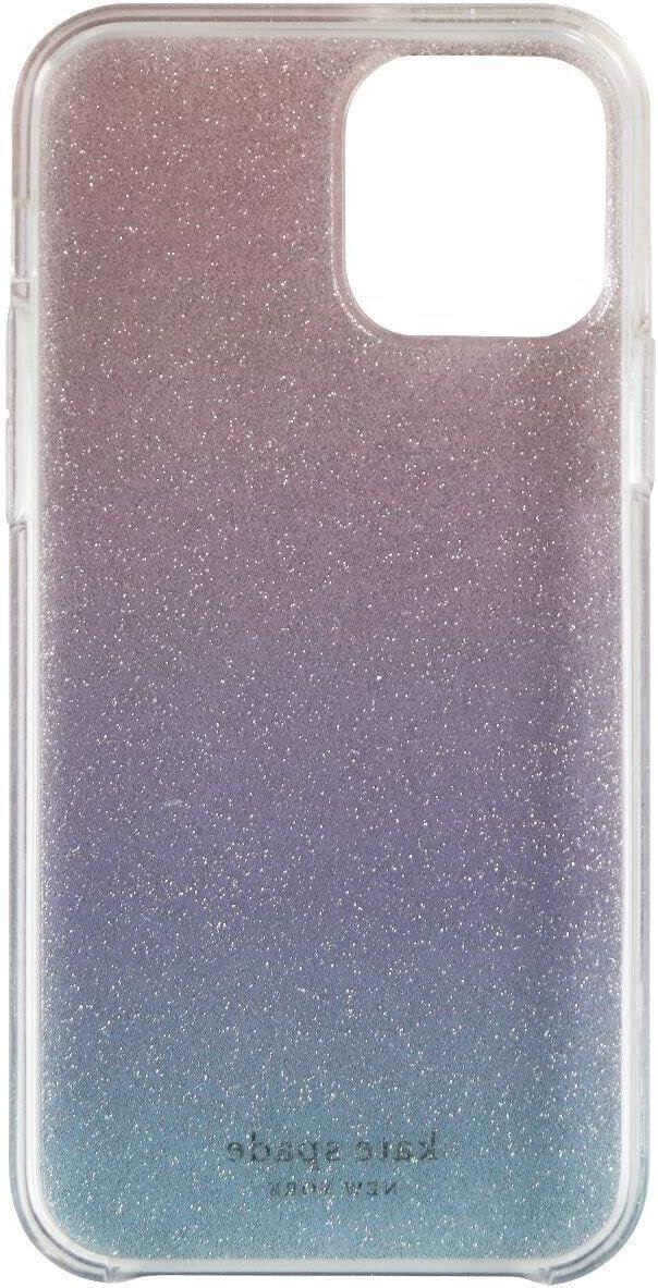 Kate Spade Protective Hardshell Phone Case for iPhone 12 Pro / 12 - Ombre Glitter Pink