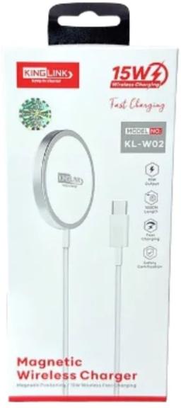 Refurbished Kinglink KLW02 15W Magnetic Wireless Charger Pad (1M) - Reebelo Canada
