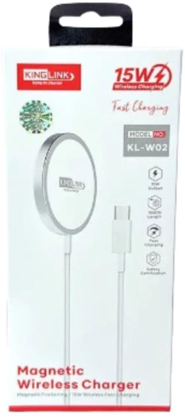 Refurbished Kinglink KLW02 15W Magnetic Wireless Charger Pad (1M) - Reebelo Canada