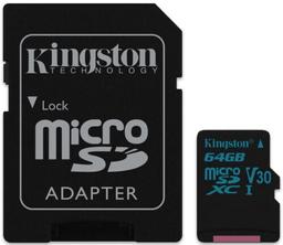 Kingston Canvas Go! microSD card with SD Adapter