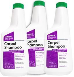 Kirby 3 Pack 12oz Bottle of Dry-Foam Shampoo