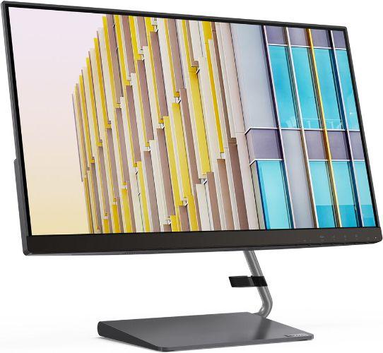Lenovo Q24h-10 24" QHD Type-C Monitor - Warm Grey - 24 Inch