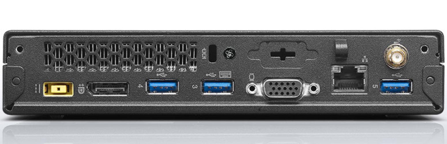 Lenovo ThinkCentre M93p Tiny Desktop - Intel Core i5-4570T 2.9GHz - 256GB - Black - 16GB RAM