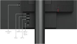 Lenovo ThinkCentre Tiny-in-One Monitor 24" (12NAGAR1US) - Black - 24 Inch