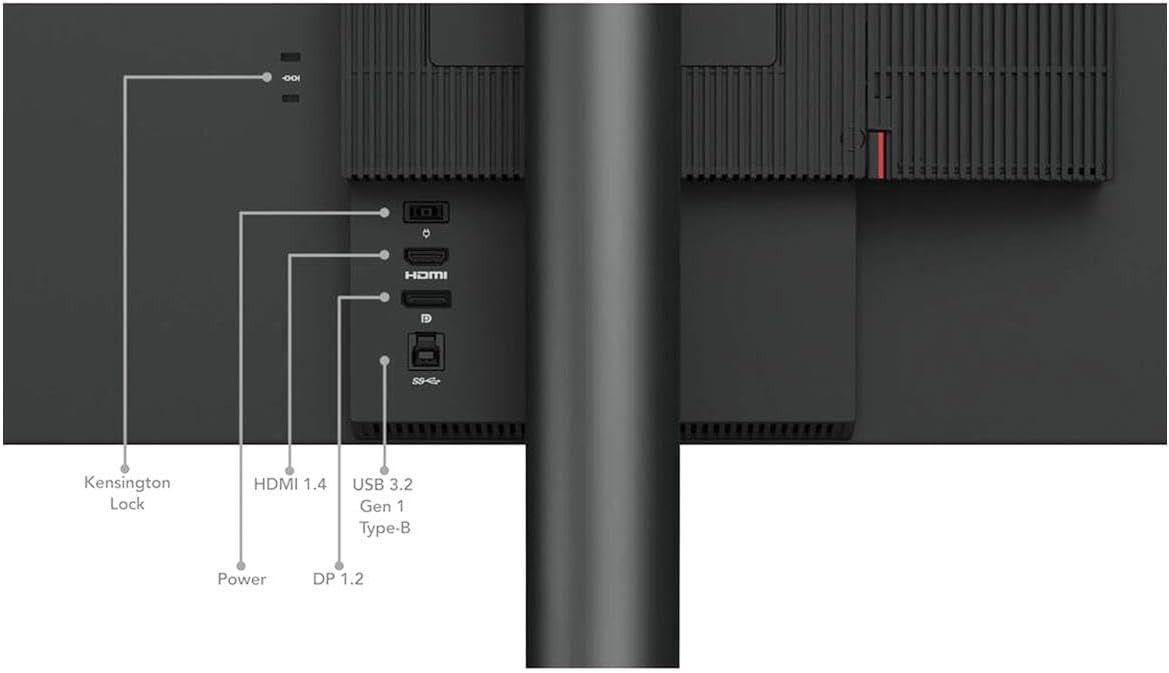 Lenovo ThinkCentre Tiny-in-One Monitor 24" (12NAGAR1US) - Black - 24 Inch