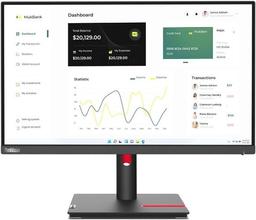 Lenovo ThinkVision P24h-30 Monitor 23.8" - Raven Black - 23.8 Inch