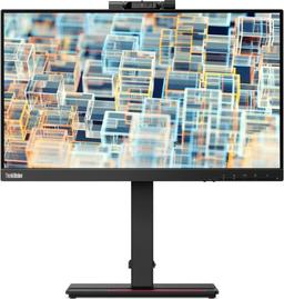 Lenovo ThinkVision T22v-20 21.5" FHD VoIP Monitor - Raven Black - 21.5 Inch