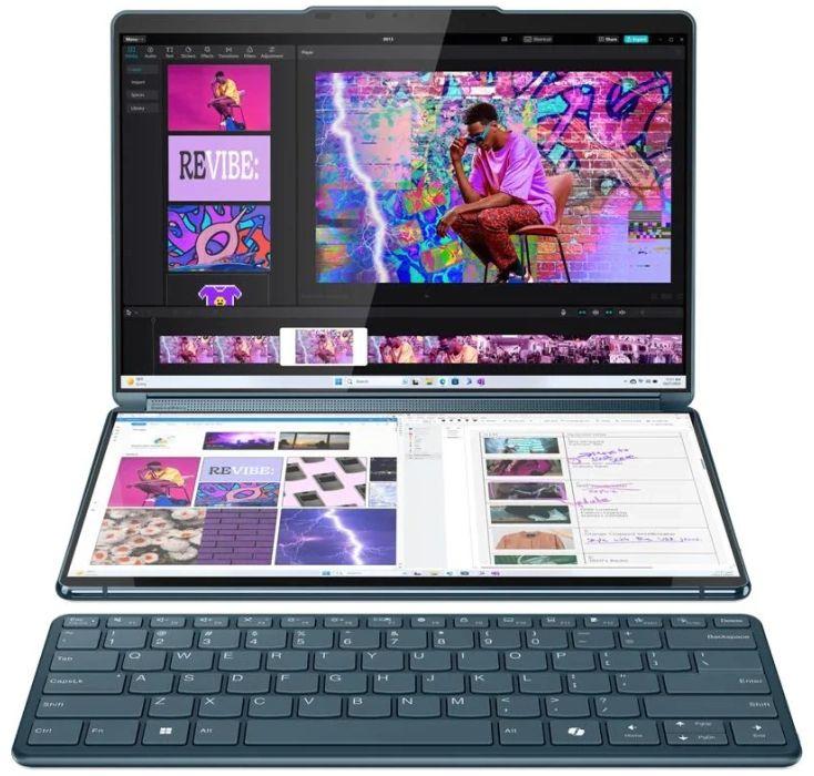 Lenovo Yoga Book 9 13IMU9 Laptop 13.3" - Tidal Teal - Intel Core Ultra 7 155U 1.7GHz - 16GB RAM - 1TB