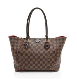Louis Vuitton Damier Ebene Caissa MM Tote