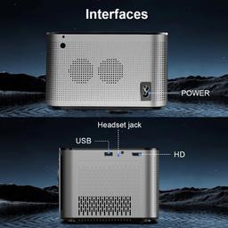 Magcubic HY350 Pro 580 ANSI 4K 1080P WiFi 6 Projector