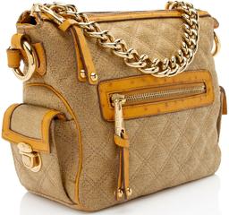 Marc Jacobs Coated Canvas Ostrich Stam Hobo