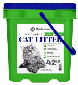 Member's Mark Scoopable Clumping Cat Litter 42lb