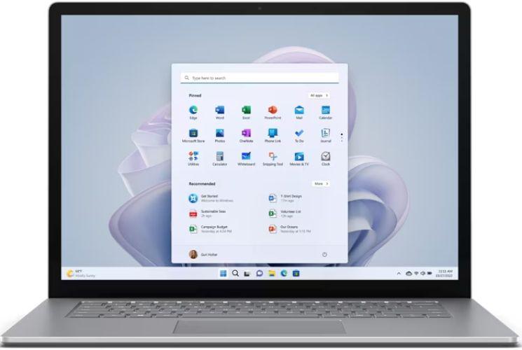 Microsoft Surface Laptop 5 13.5-inch - Platinum (Metal) - Intel Core i5-1235U 1.3GHz - 8GB RAM - 512GB