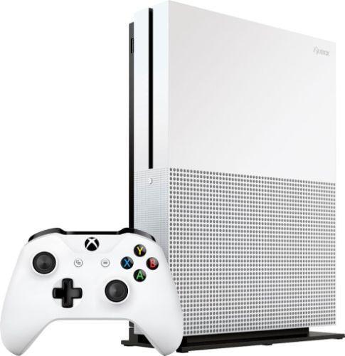 Microsoft Xbox One S Gaming Console (Disc Edition) 500GB in Robot White in Excellent condition