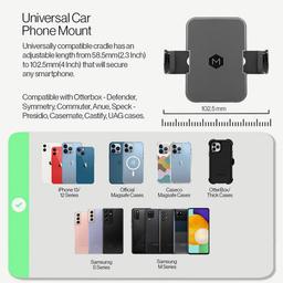 Mighty Mount Simpl Cradle Dash Mount - Black