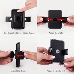 Mighty Mount Simpl Cradle Dash Mount - Black