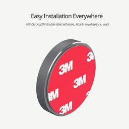 Mighty Mount Simpl Mag Circular Magnetic Dash Mount - Black