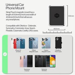 Mighty Mount Simpl Touch Dash Mount - Black