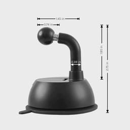 Mighty Mount Simpl Touch Dash Mount - Black