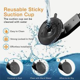 Mighty Mount Simpl Touch Dash Mount - Black