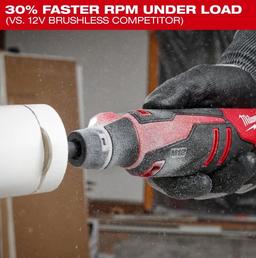 Milwaukee M12 2525-20 Brushless Rotary Tool - Red