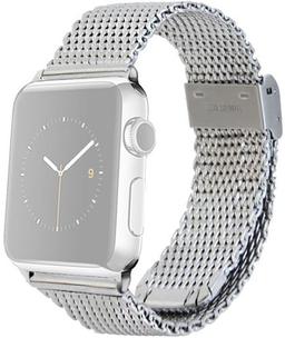Monowear 38mm Apple Watch Mesh Band - Silver