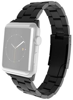 Monowear 42mm Apple Watch Metal Band - Black