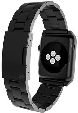 Monowear 42mm Apple Watch Metal Band - Black