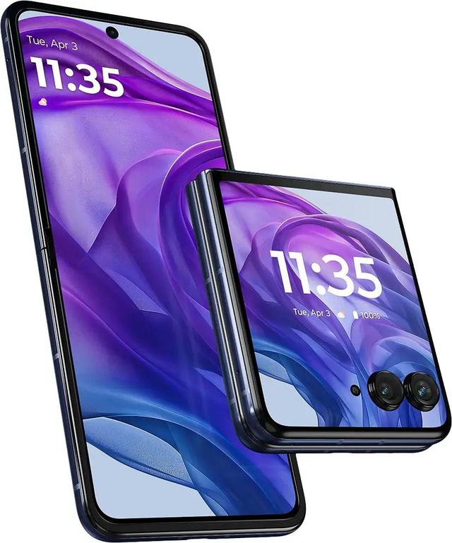 Motorola Razr+ (2024) (5G) 256GB in Midnight Blue in Excellent condition