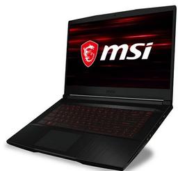 MSI GF63 Thin 10SC Gaming Laptop 15.6" - Black - Intel Core i5-10500H 2.5GHz - 8GB RAM - 256GB