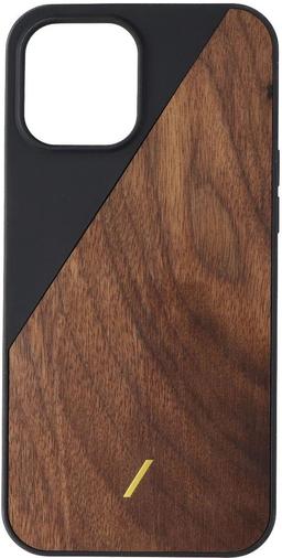 Native Union Clic Wooden Case for iPhone 12 Pro Max - Walnut/Black