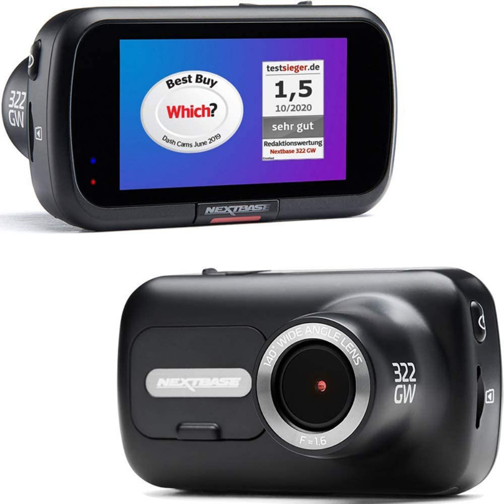Nextbase 322GW Dash Cam - Black