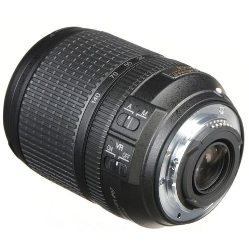Nikon AF-S DX NIKKOR 18-140mm f/3.5-5.6G ED VR - Black