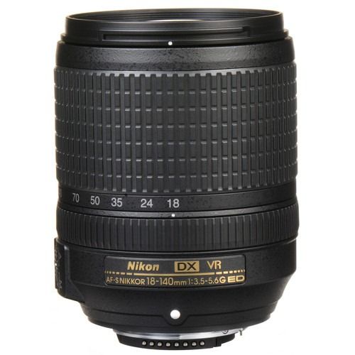 Nikon AF-S DX NIKKOR 18-140mm f/3.5-5.6G ED VR - Black