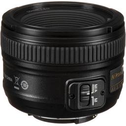 Nikon AF-S NIKKOR 50MM F/1.8G Lens - Black