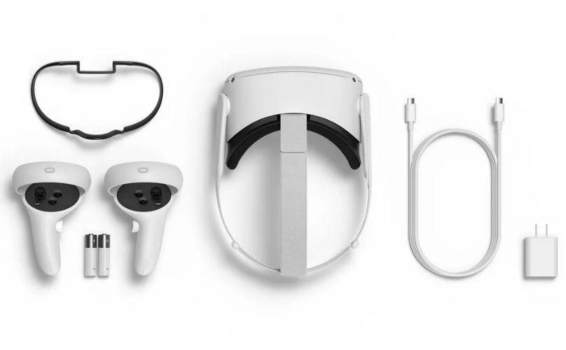 Oculus Quest 2 Advanced All-In-One VR Headset - 256GB - White - 6GB RAM