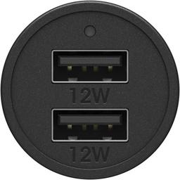 OtterBox USB-A Dual Port Car Charger (24W)