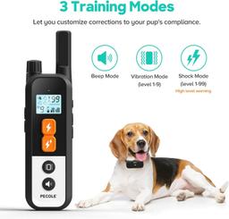 PECOLE Dog Training Waterproof Collar with Remote