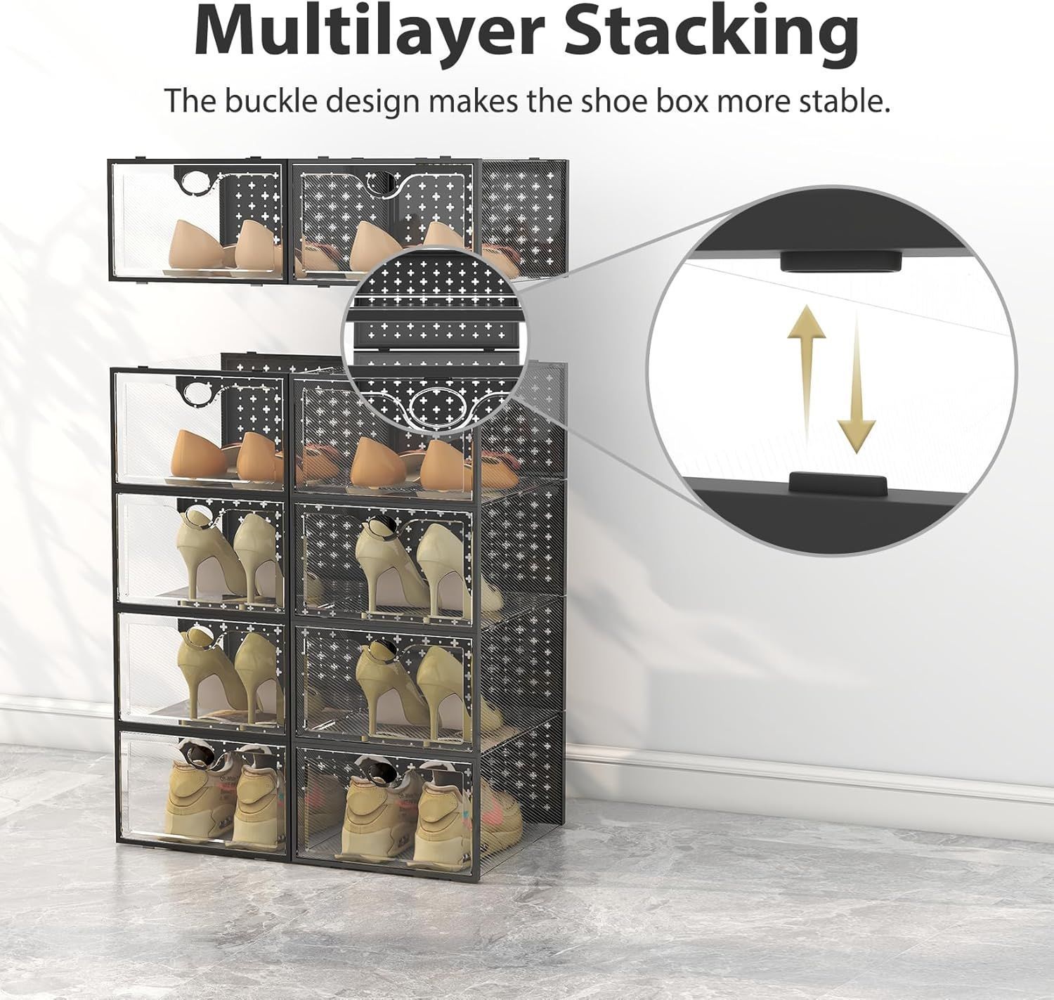 Pinkpum XL Shoe Storage Box (12Pack)