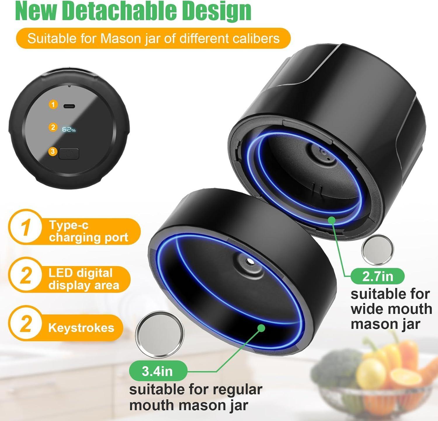 Racazl M12 Elecric Mason Jar Vacuum Sealer